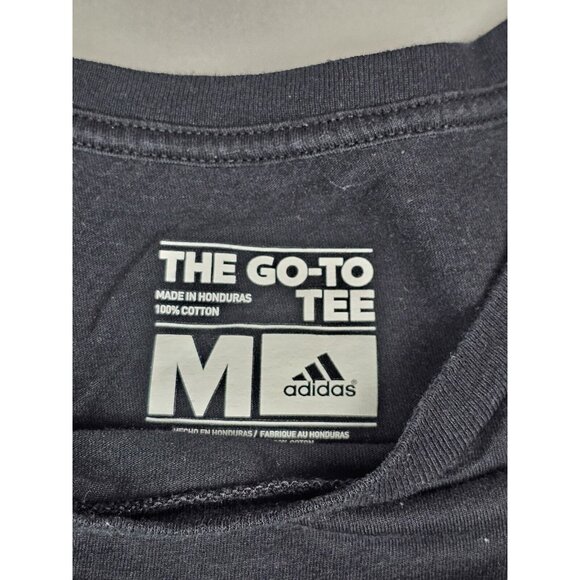 ADIDAS USA United State Of Running T-Shirt Mens Medium. The Go-To‎ Tee Black. - Picture 2 of 7